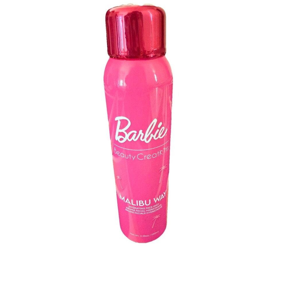 Beauty Creations Barbie Malibu Way Hydrating Face Mist, 3.38 oz New (tested)